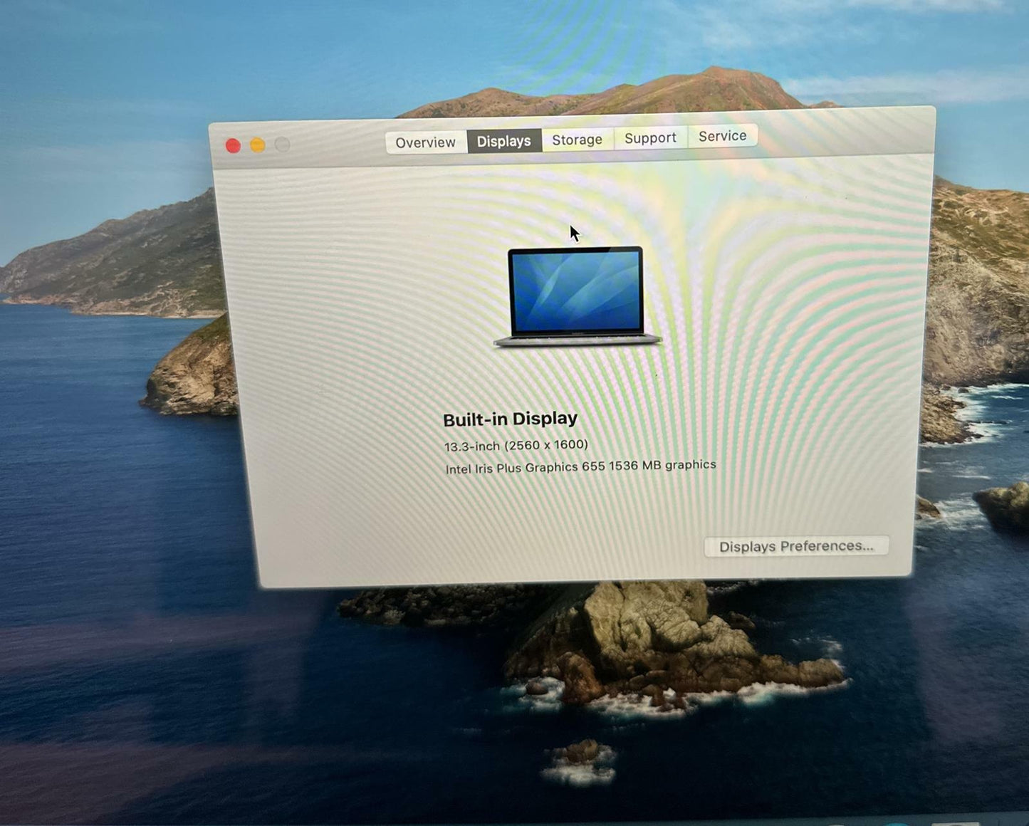 Apple Macbook Pro 2019 Touchbar 13" A1989 I5 2.4GHz 16GBb 256GB MV962LL/A